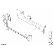 Mini Door Sill Plate - Genuine Mini 51437117967