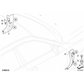 BMW Obd Plug Cover (Grey) - Genuine BMW 51437135121