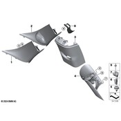 Mini Body C-Pillar Trim Panel - Genuine Mini 51437347698