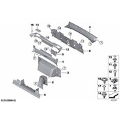 BMW Seat Belt Guide - Genuine BMW 51437358159