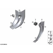 BMW Kick Panel Trim - Genuine BMW 51437390753