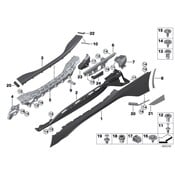 BMW Rocker Panel Molding Insulator - Genuine BMW 51437478476