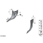 BMW Kick Panel Trim - Genuine BMW 51437486910