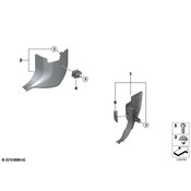BMW Kick Panel Trim - Genuine BMW 51437492605