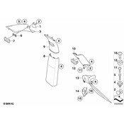 BMW Cover Column D Right (Black) - Genuine BMW 51437897788