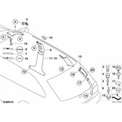 BMW Covering Cap (Black) - Genuine BMW 51437902428