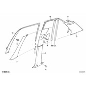 BMW Clamp (SilverGrey Hell) - Genuine BMW 51438139372