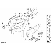BMW Right Trim Panel Insert (K1-P7-P8Sn Beig) - Genuine BMW 51438170326