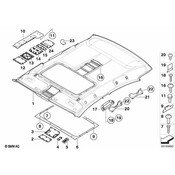 BMW Front Console Insert (Anthrazit) - Genuine BMW 51447149766
