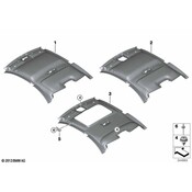 BMW Holder Headliner Front Left - Genuine BMW 51447291181