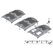 BMW Expanding Rivet (CarumGrey) - Genuine BMW 51447384759