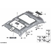 BMW Vanity Mirror - Genuine BMW 51447424502