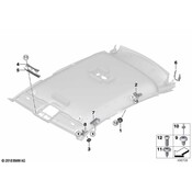 BMW Coat Hook Bracket - Genuine BMW 51447451977