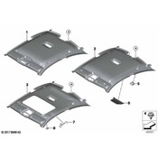 BMW Trim Rear Brake Light (Anthrazit) - Genuine BMW 51448059066