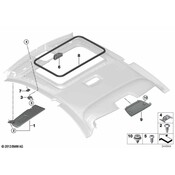 BMW Sun Visor - Genuine BMW 51448061846