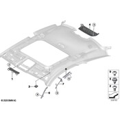 BMW Roof Opening Trim - Genuine BMW 51448096856