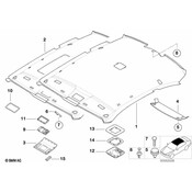 BMW Sunroof Cover - Genuine BMW 51448239167