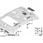 BMW Cover Stop Lamp (Everest Grey) - Genuine BMW 51449149841