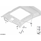 BMW Speaker Cover - Genuine BMW 51449459925