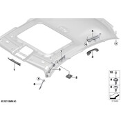 BMW Console Trim Panel - Genuine BMW 51449490241