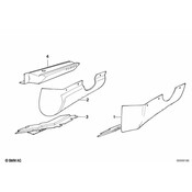 BMW Trim Panel Lower Left - Genuine BMW 51451885731