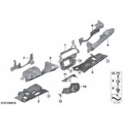 BMW Crash Pad Right - Genuine BMW 51456971308