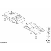 BMW Trim Panel Foot Controls - Genuine BMW 51457054184