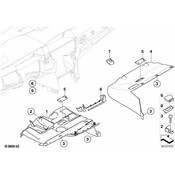 BMW Steering Column Cover - Genuine BMW 51457074979