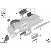 BMW Scoop Dashboard Alcantara - Genuine BMW 51458051253