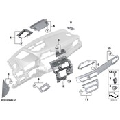 BMW Instrument Panel Molding - Genuine BMW 51458064699