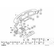 BMW Cover Loudspeaker Right - Genuine BMW 51458235282
