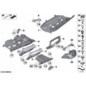 BMW Dash Panel Left Lower - Genuine BMW 51459160049