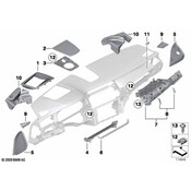 BMW Trim Centre Speaker (Dolomiti) - Genuine BMW 51459172463