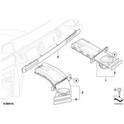 BMW Console Cup Holder - Genuine BMW 51459173471