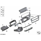 BMW Trim Centerstack - Genuine BMW 51459201671