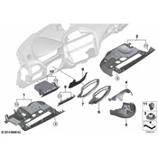 BMW Instrument Panel Molding - Genuine BMW 51459236760