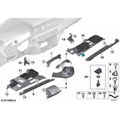 BMW Steering Column Cover - Genuine BMW 51459258210