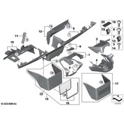 BMW Steering Column Cover - Genuine BMW 51459288432