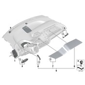 BMW Set Trims Instr.PanelWood Eucalyptus - Genuine BMW 51459332448