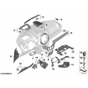Mini Instrument Panel Trim Panel - Genuine Mini 51459332807