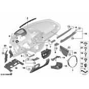 Mini Steering Column Cover - Genuine Mini 51459348063