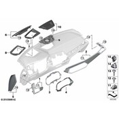 BMW Instrument Cluster Bezel - Genuine BMW 51459399310