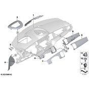 Mini Instrument Panel Molding - Genuine Mini 51459893541
