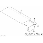 MINI Cargo Cover - Genuine MINI 51462758295
