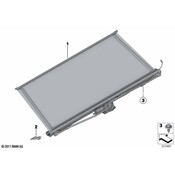 BMW Back Glass Sunshade - Genuine BMW 51467277141