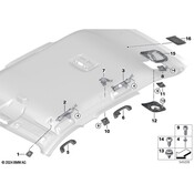 BMW Seat Belt Trim Bezel - Genuine BMW 51467376903