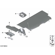 Mini Cargo Cover - Genuine Mini 51467382128
