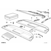 BMW Grid (Pergament Dkl) - Genuine BMW 51468164998