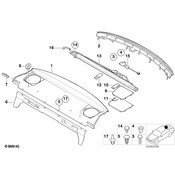 BMW Cover Child Protection Right (Anthrazit) - Genuine BMW 51468243668