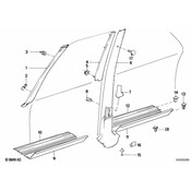 BMW Covering Rear Left - Genuine BMW 51471904645